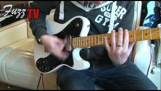 Video thumbnail for Fuzz Guitars - Squier Vintage Modified Deluxe Telecaster Olympic White by Colin Hyland