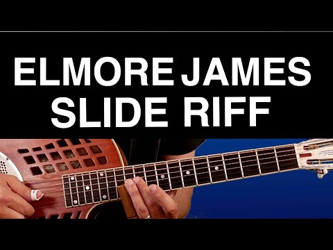 Elmore James Style Slide Riff: Open D Tuning Blues Guitar Lesson