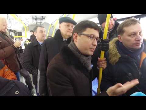 Презентация новых автобусов в Мариуполе