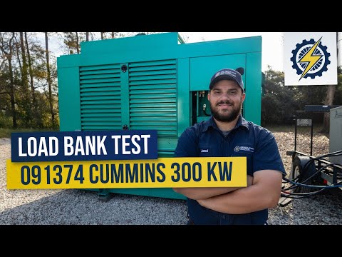 Watch This Beast! Cummins 300 kW Generator Load Bank Test (Unit #91374)