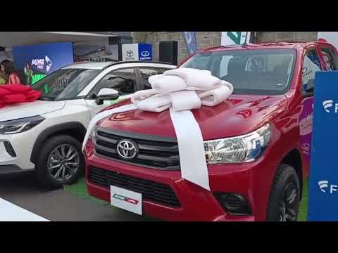 Noveno vehículo de Ahorrá y Ganá, una Toyota Corolla Cross se va hasta Santo Tomás, Chontales
