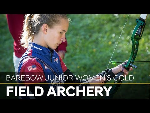 Laura Hughes v Natalia Trunfio – barebow junior women gold | Cortina 2018 World Field