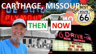 Best of Route 66 CARTHAGE THEN & NOW Missouri (Before & After) - complete drive on Old Route 66