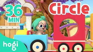 Learn Colors with Shape Block and more | + Compilation | Hogi Colors &amp; Shape | Hogi &amp; Pinkfong