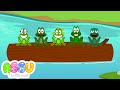 Five Green And Speckled Frogs Aggu The Little Wizard