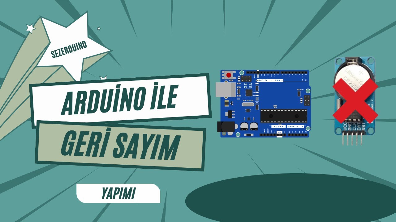 Arduino Saat Modülü Olmadan Geri Sayım Cihazı | 50 gün kullanım