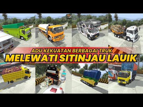 Challenge Berbagai Jenis Truk Melewati Tanjakan Sitinjau Lauik ‼️
