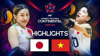 Japan 🇯🇵 vs. Vietnam 🇻🇳 - Preliminary phase | AVC Women's Continental Championship 2026 | Highlights