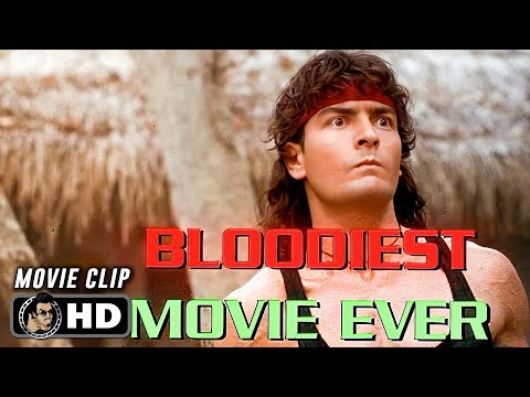 Bloodiest Movie Ever Scene | HOT SHOTS: PART DEUX (1993) Movie CLIP HD