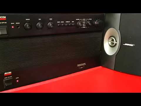 ADCOM​ GFA-555​ AMPLIFIER​ With Bose 301 V
