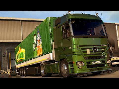 ETS 2 1.24 ProMods 2.03 Mercedes Benz Actros MP2 1850 Malmö - Berlin