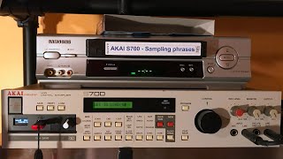 Video thumbnail for AKAI S700 - Sampling phrases by TheTrackdriver