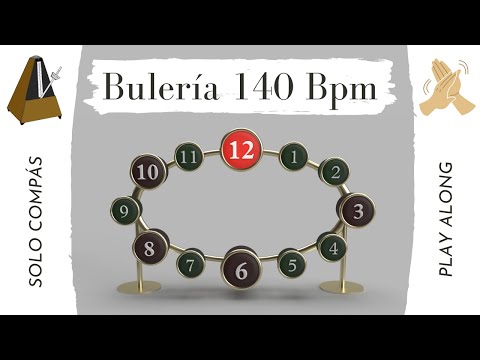 Bulería 140 Bpm - Solo compás (flamenco metronome)  - For beginners
