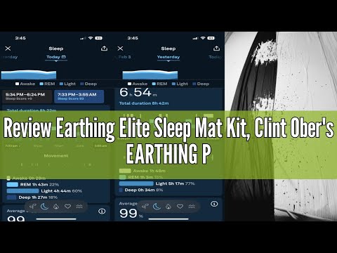 Review Earthing Elite Sleep Mat Kit, Clint Ober's EARTHING Products, Grounding Mat for Bed