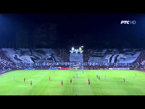 Partizan Choreo vs. Steaua (05/08/15 - Play-Off | Partizan Belgrade vs. Steaua)