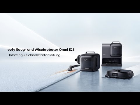eufy Saug- und Wischroboter Omni E28Unboxing & Schnellstartanleitung