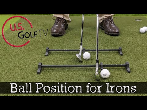 Ball Position for Irons - Long vs Short Irons (GOLF SETUP)