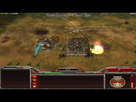 Generals Zero Hour - GooGle/Crazy/Hum VS Size/Logica/Domi - 3v3 Challenge