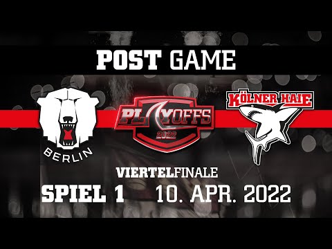 Postgame-Interview Eisbären Berlin - Kölner Haie (2:1) // 10.04.2022