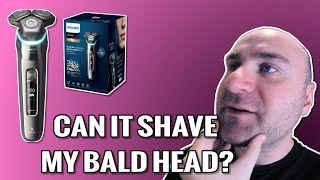Can the Philips Shaver 9000 Series S9987/59 shave my bald head? | Grax's First Impressions