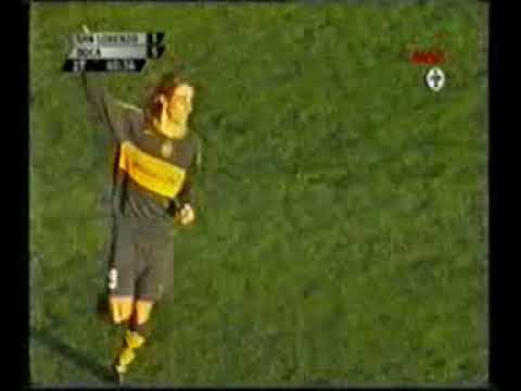 Gol de Franzoia a San Lorenzo (Boca 7-San Lorenzo 1 27-08-2006)