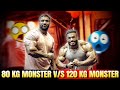 WHEN 80KG BODYBUILDER MEETS 120KG MOSTER 2 WEEKS OUT