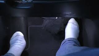 Driving in socks on Exit 61 of the Long Island Expressway Suffolk County Holbrook NY Nov 21st 2022.