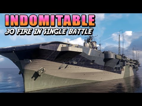 Aircraft Carrier Indomitable: 30 Feuer im Einzelgefecht