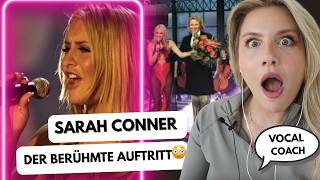 Vocal Coach Analysiert-From Sarah with love- Auftritt Thomas Gottschalk ( Sarah Conner)