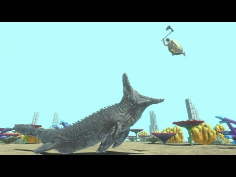 NEW UNIT Mosasaurus vs ALL UNITS Animal Revolt Battle Simulator