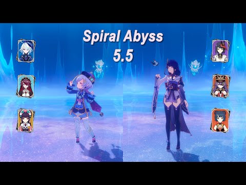 Qiqi | Raiden | Spiral Abyss 5.5 Floor 12 | Genshin Impact