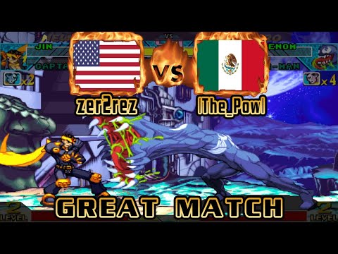 Marvel VS Capcom - zer2rez (USA) VS (MEX) |The_Pow| [mvsc] [Fightcade] マーベルvsカプコン