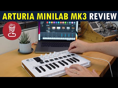 Arturia MiniLab MKIII 25-Key MIDI Controller 2022 - Present - Black image 5