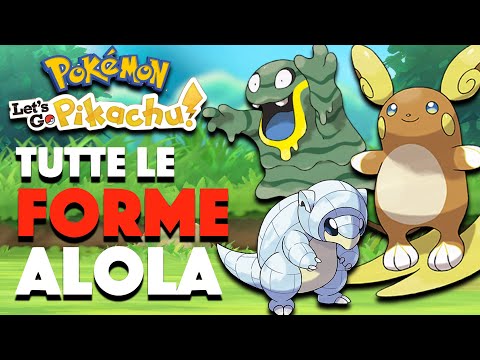 Where to Find All the Alolan Forms - Pokemon Let's Go Pikachu and Eevee