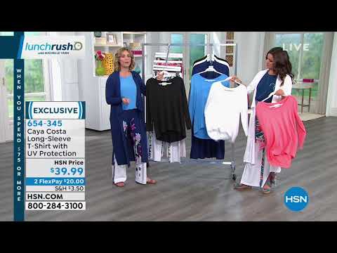 Caya Costa LongSleeve TShirt with UV Protection