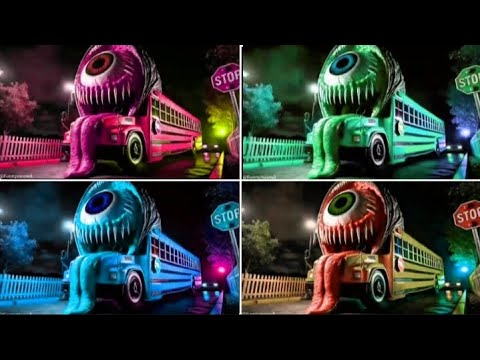 Monster School Bus EATER | Coffin Dance Song COVER #coffindancesong #monsterschoolbus #coffindance