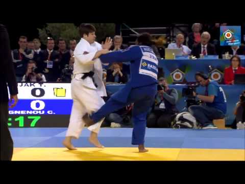 European Championships Montpellier 2014: Clarisse Agbegnenou (FRA) - Tina Trstenjak (SLO)