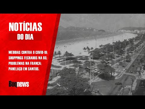 Shoppings e igrejas da Baixada Santista são fechadas devido ao coronavírus