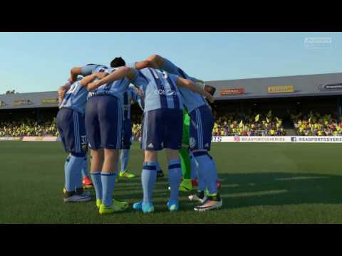 Falkenbergs FF vs Djurgårdens IF - 0-3 - Allsvenskan (Fifa 17, Career Mode)