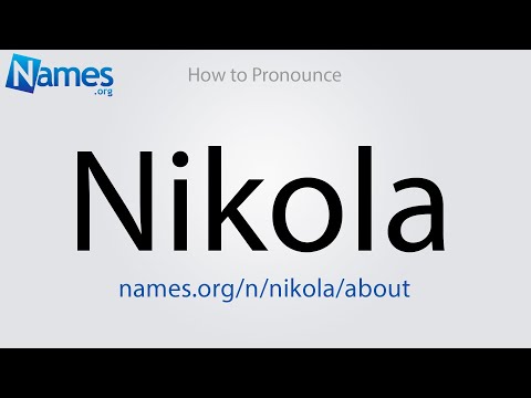 How to Pronounce Nikola