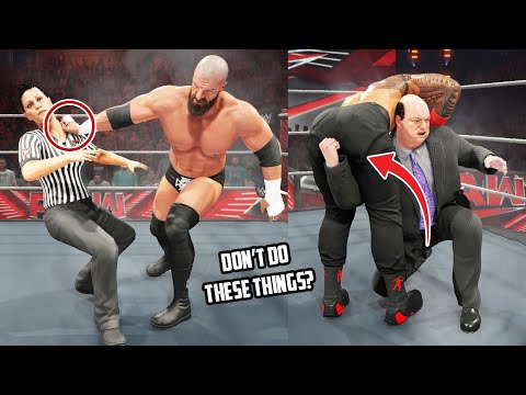WWE 2K23 - 14 Fun Ways To Get Yourself Disqualified In The Game