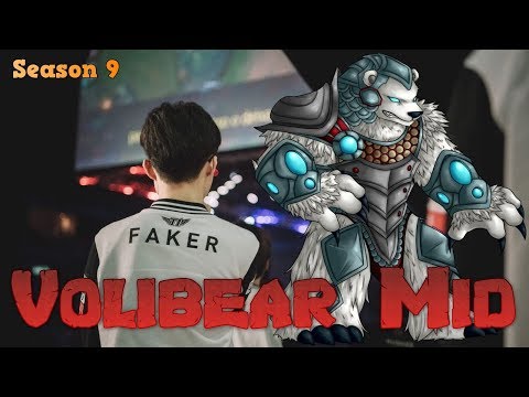 Faker - Volibear vs Yasuo Mid - LoL Season 9 KR Ranked | League of Legends Replays
