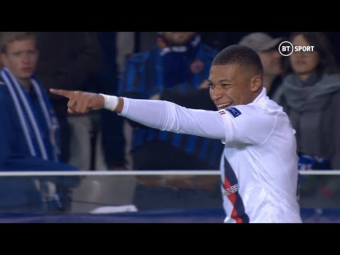 Kylian Mbappé's 22-minute hat-trick vs Club Brugge | Moving like peak Ronaldo!