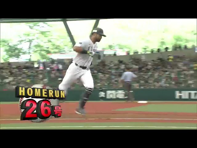 【2回裏】バックスクリーン一直線の「かめはめ波」弾!! ライオンズ・メヒア 特大の26号2ラン!! 2016/7/10 L-Bs