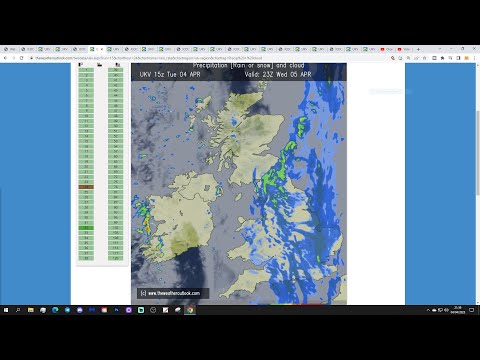UK Weather Forecast: Outbreaks Of Rain Slowly Edging Eastwards (Wednesday 5th April 2023)