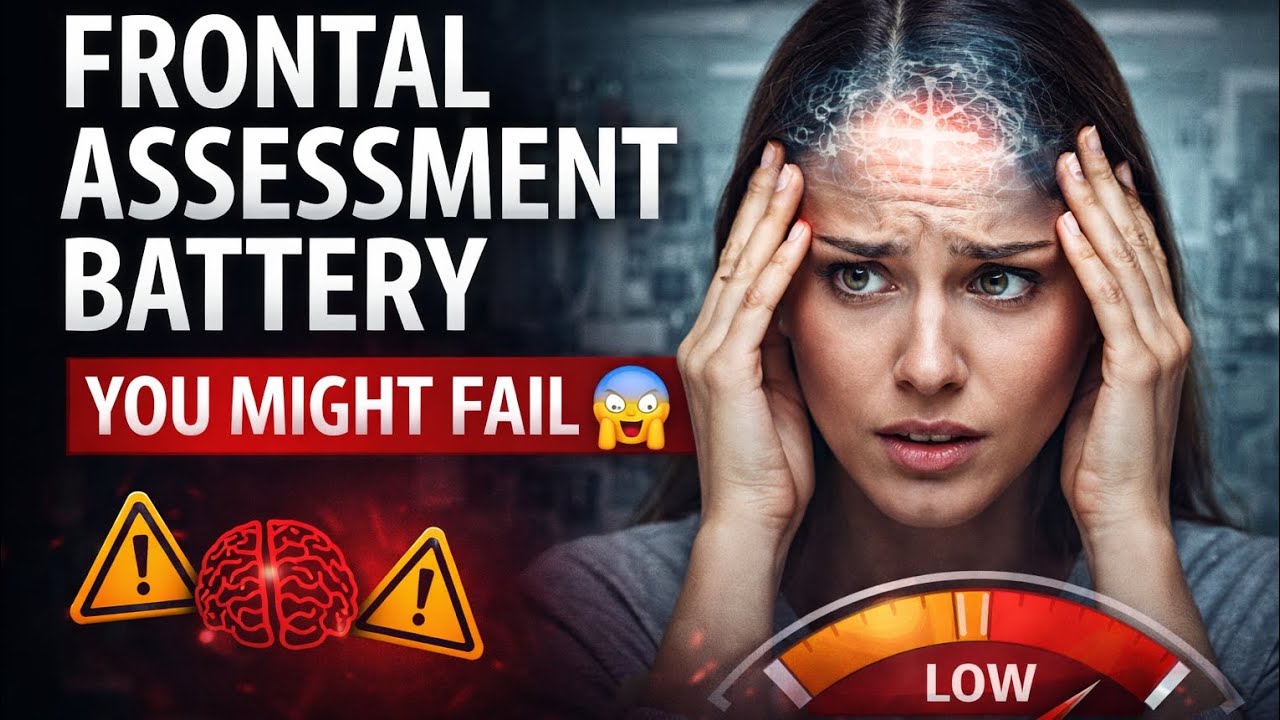 Frontal Assessment Battery | Administration Of FAB | Brain Test That Reveals Hidden Damage |