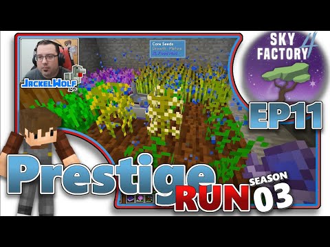 SKY FACTORY 4 - PRESTIGE RUN SEASON 3!!! EP11 [CAVE DIMENSION WORLD]