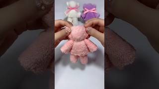 Towel Teddy Bear Tutorial 🧸