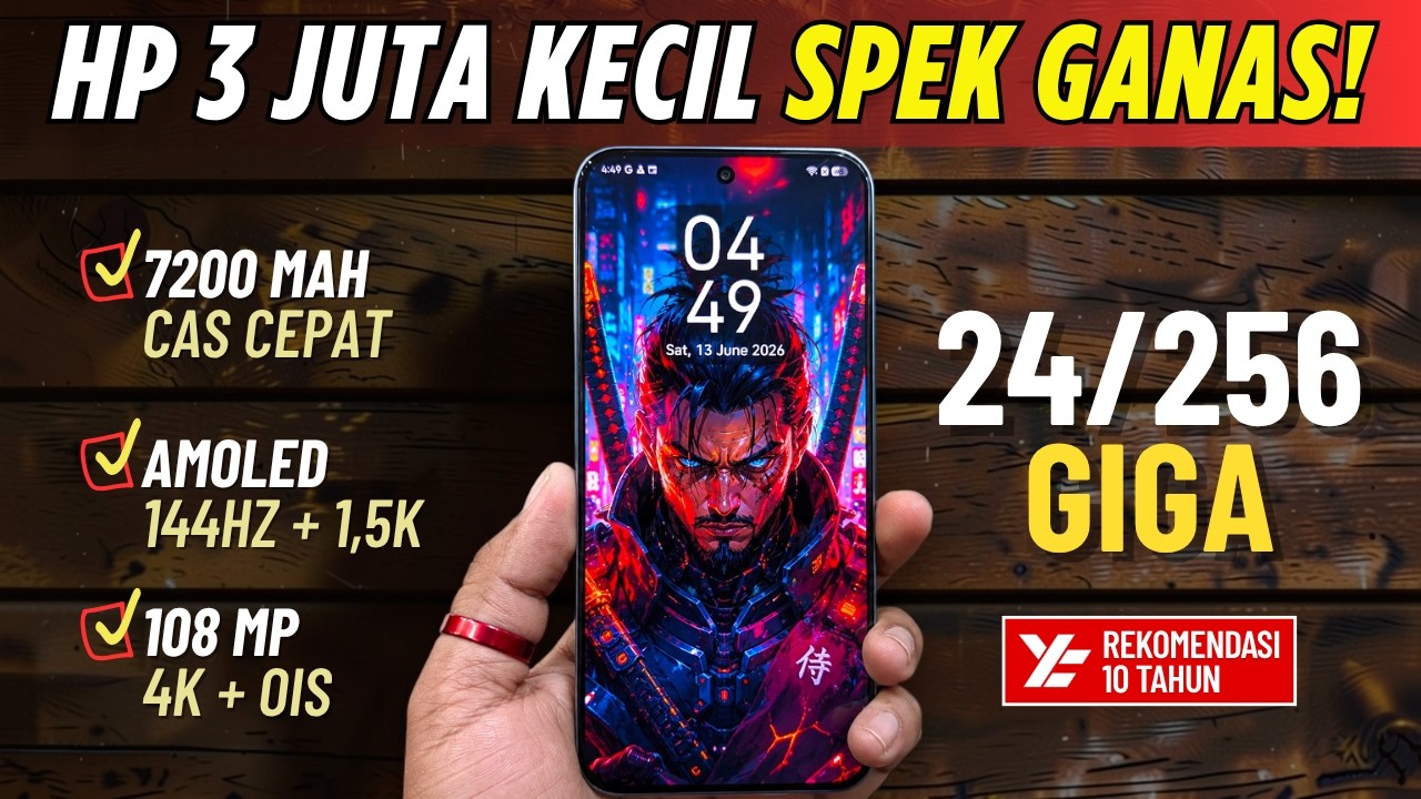 5 Rekomendasi HP 3 JUTAAN TERBAIK [3 - 3,5 JUTA] Juni 2026
