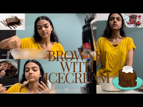 Brownie with ice cream | Vlog | Gopika sunil